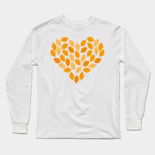 Autumn Heart Art Long Sleeve T-Shirt